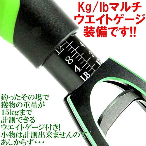 ルアー多数、リール、フィッシュグリップ Amazon | スケール付 ロングフィッシュグリップ 29cm フィッシュ